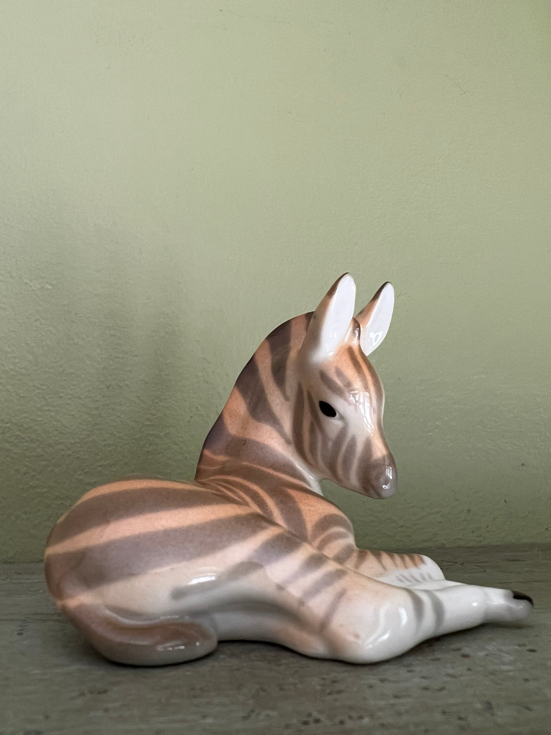 Vintage Lomonosov Ceramic Zebra Figurine/ Made in USSR LFZ Etsy