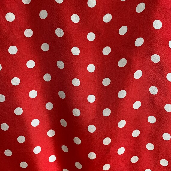 Echo Mod Polka Dot with Coins Print Silk Scarf/ V… - image 10