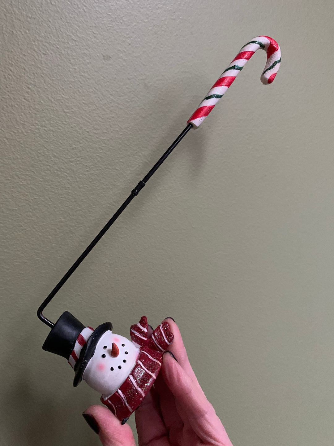 Snowman Candle Snuffer/ Christmas Snowman Candle Snuffer/ Christmas