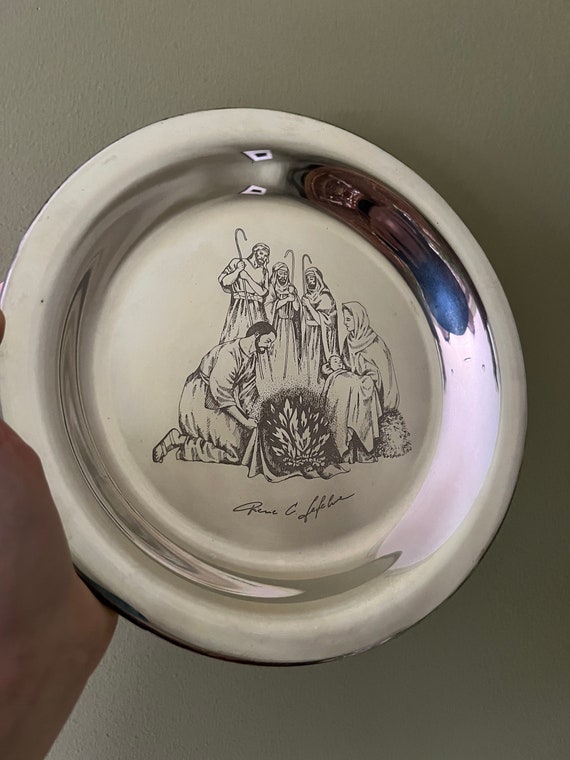 Nativity plate cheap