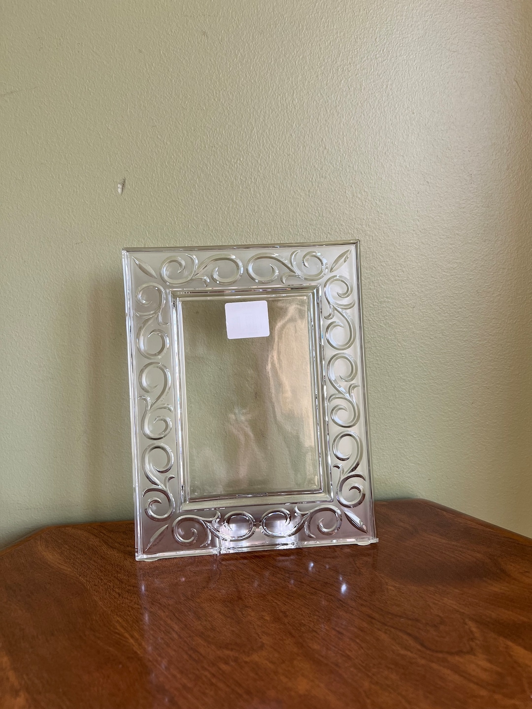 Vintage Marquis by Waterford Crystal Picture Frame Arabesque Pattern