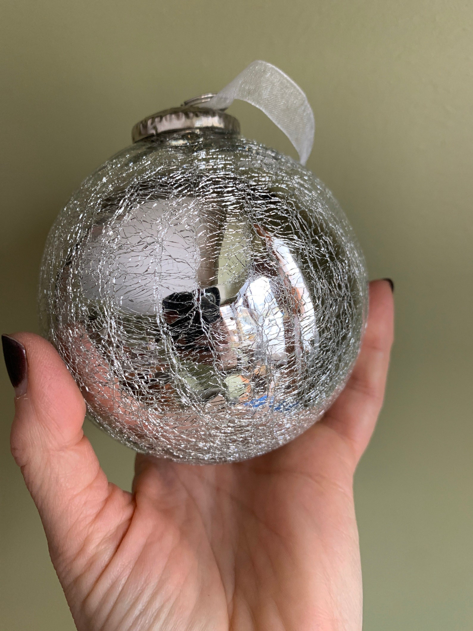 Set of 2 Restoration Hardware Huge Christmas Ornament/ RH Etsy