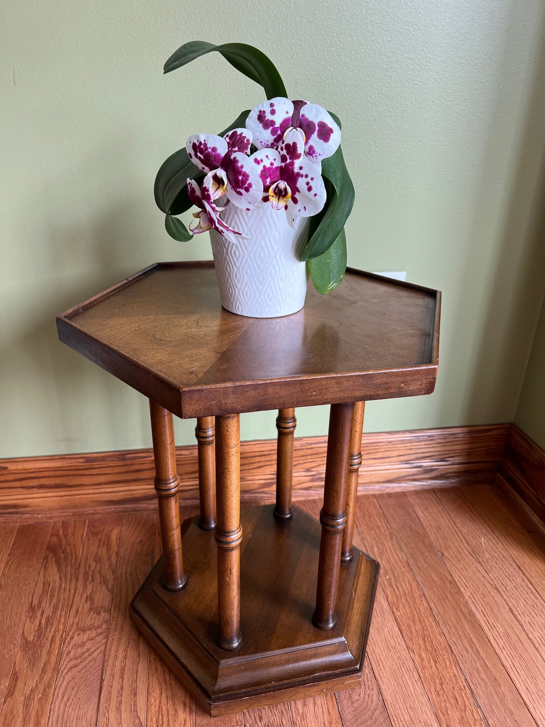 Brandt Antique Cherry Small Side Table/ Vintage Small Coffee Table/cherry End Table Etsy