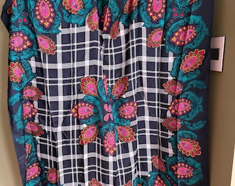 ヴィンテージ DVF ダイアン・フォン・ファステンバーグ シルクスカーフ