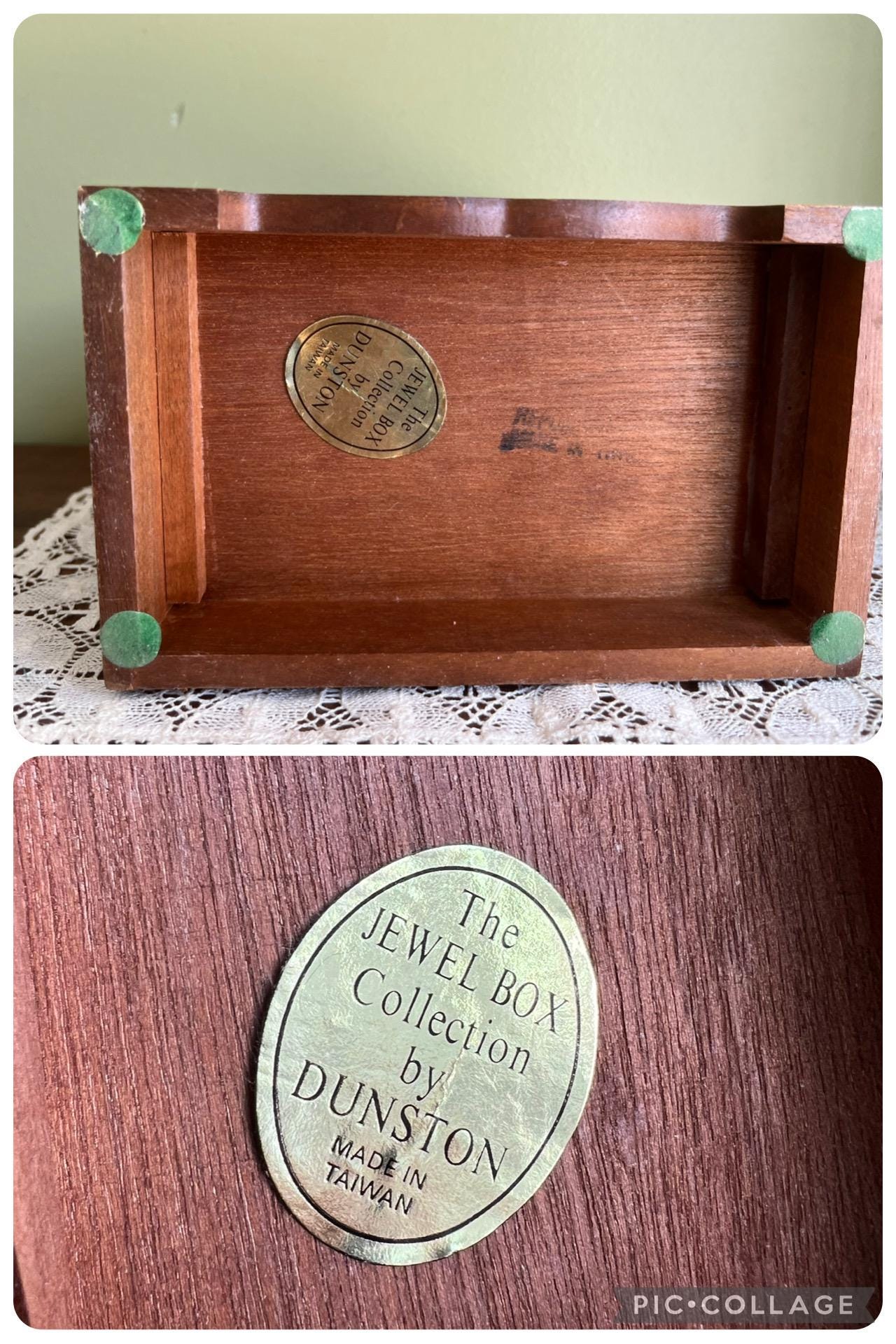 メゾンドリーファー アクセサリーケース 美品 Vintage Dunston Musical Wooden Jewelry Armoire 4 Drawers