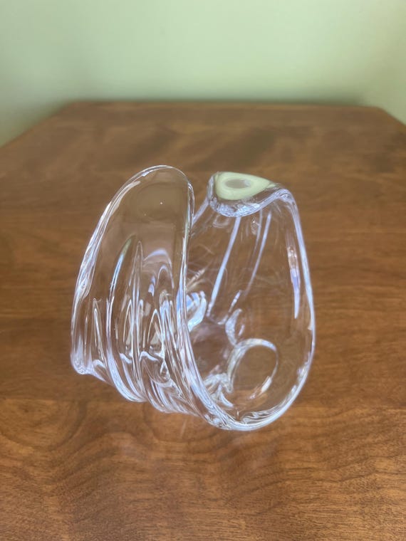 Vintage Cofrac Art Verrier France Crystal Candy Dish/ Cofrac