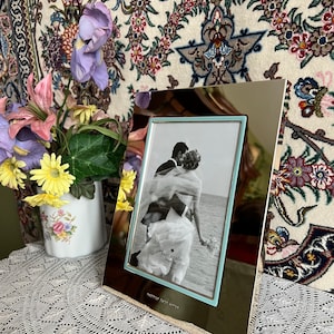 Vintage Kate Spade NY by Lenox Silver Wedding Photo Frame 5 x 7 Image Size/ Kate Spade New York by Lenox Silver Wedding Anniversary Frame
