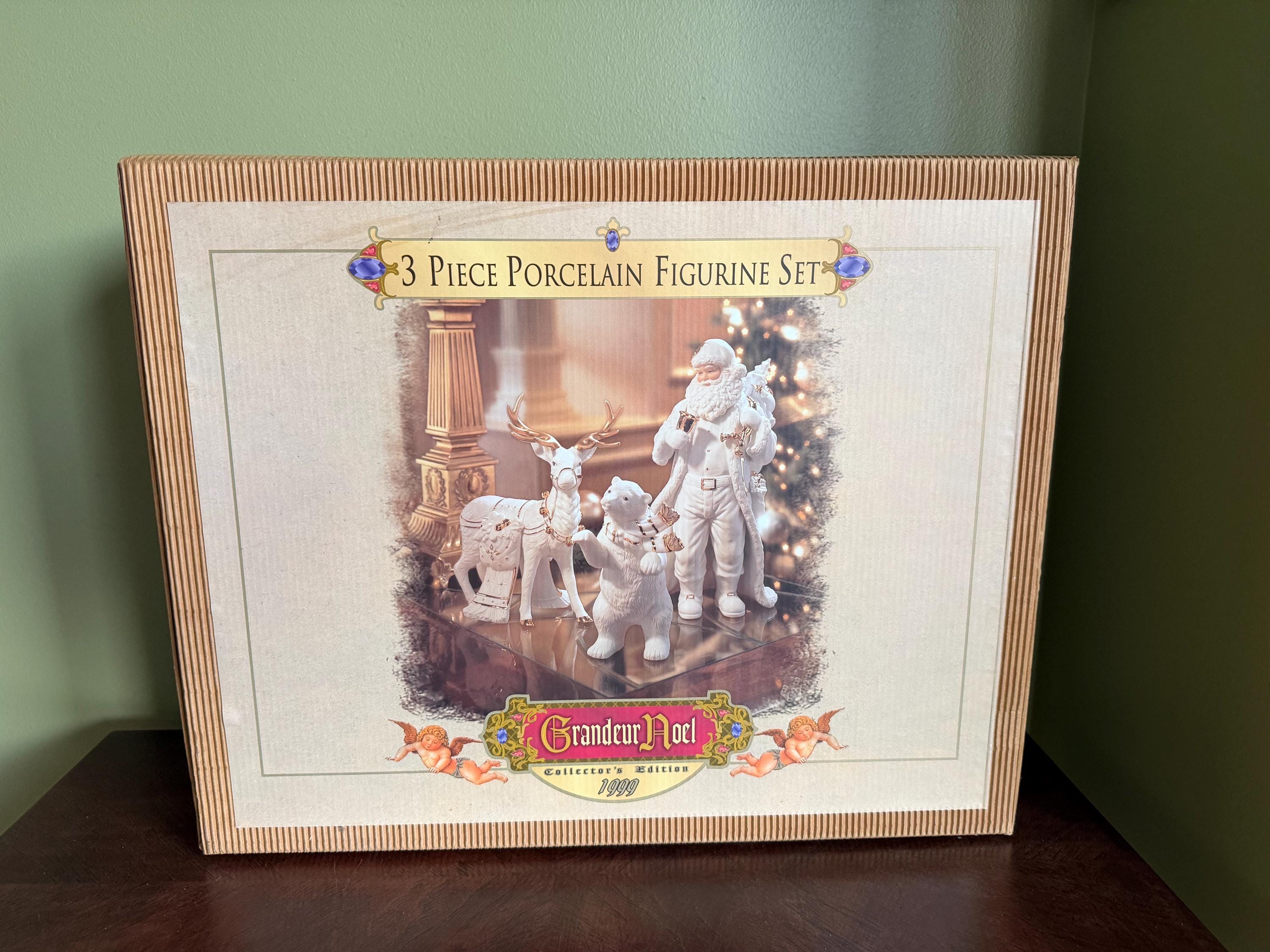 1999 Porcelain Santa - Etsy