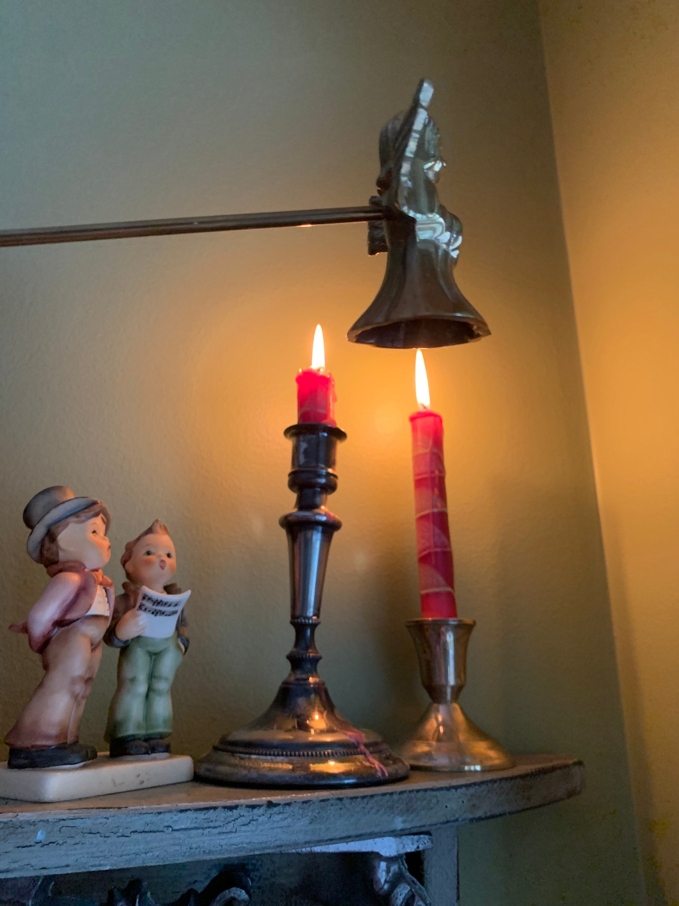 Vintage Brass Angel Candle Snuffer/ Brass Playing Angel Candle Etsy