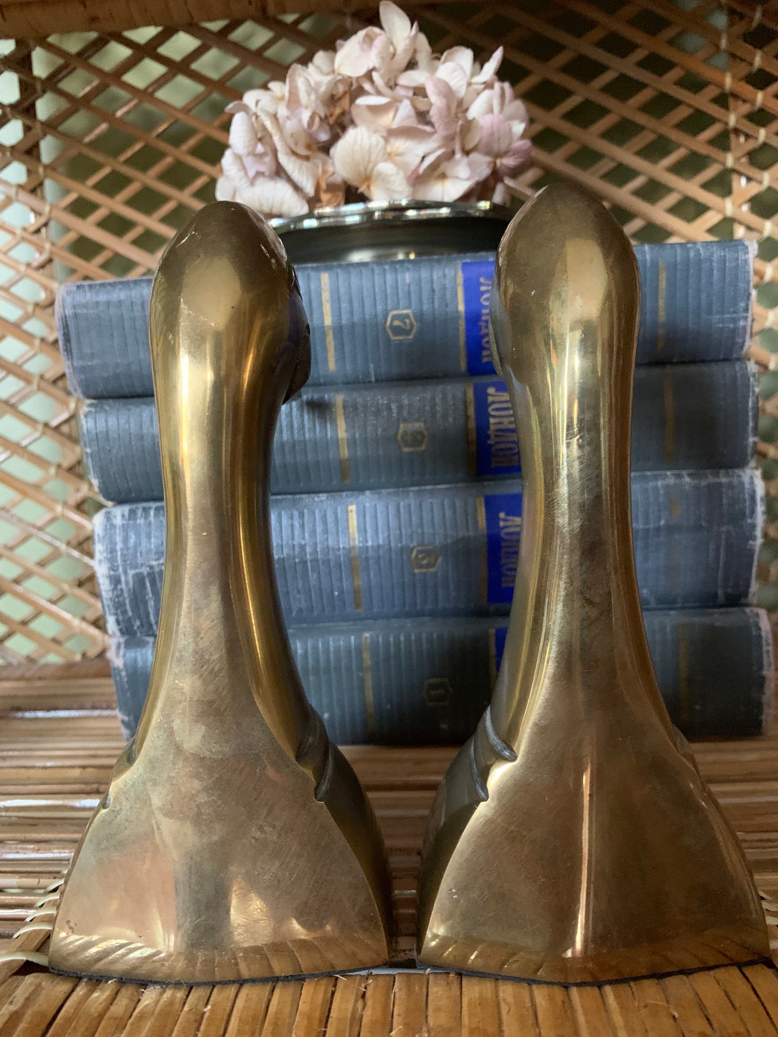 brass duck bookends made in korea brass duck bookends made in korea