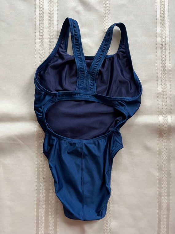 Vintage Speedo One-piece Swimsuit Sz S-M/ Navy Blue Lycra Vintage Speedo One-piece Swimsuit Sz S-M/ Navy Blue Lycra