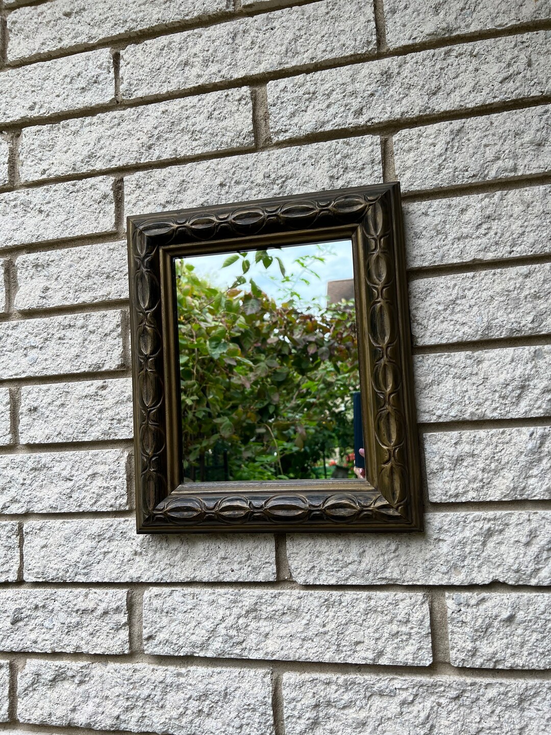 Mid Century Paul B.victorius Frame Charlottesville Virginia Wall Mirror