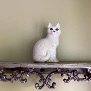 MCM Lisa Larson Studio para Gustavsberg Figura de gato &quot;Murre&quot; de gres hecha en Suecia