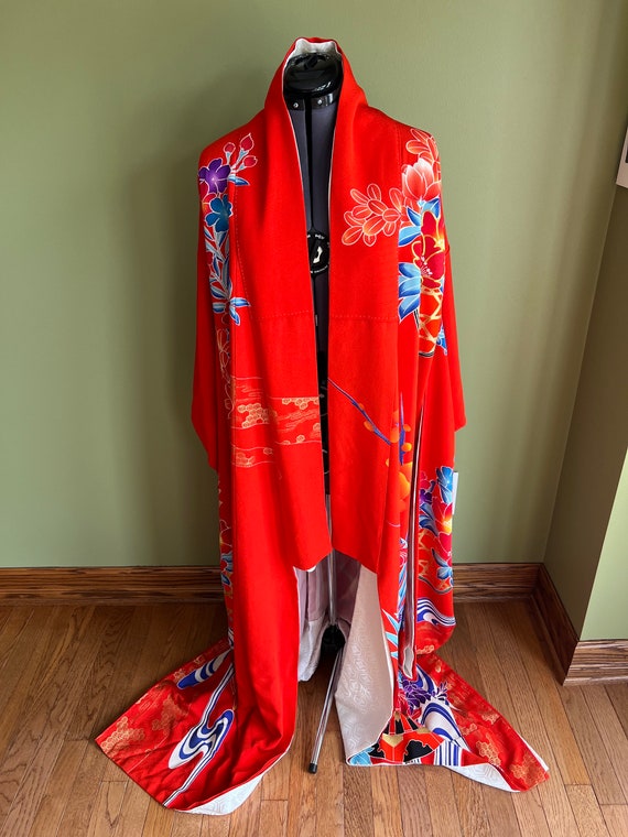 Vintage Authentic Japanese Kimono/Hand Sewn Japan… - image 1