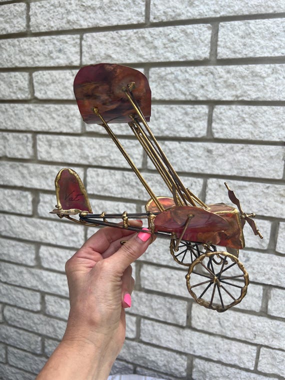 ヴィンテージオブジェ 真鍮製イギリス戦闘機ボーファイター