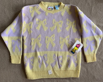 Vintage From 80s Girls Pullover sweater sz 6/ Made in USA