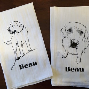Custom Dog/Animal Tea Towel