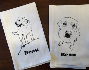 Custom Dog/Animal Tea Towel