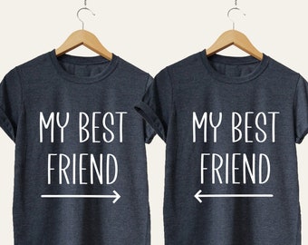 Best Friend Matching Shirts, Friendsgiving Shirt, Birthday Gifts for Her Best Friend, Christmas Present for Women, 2 Friendship Tshirts