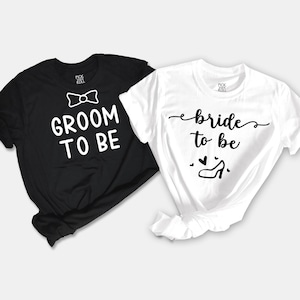 Bride & Groom To Be Matching Shirts: Engagement Gift