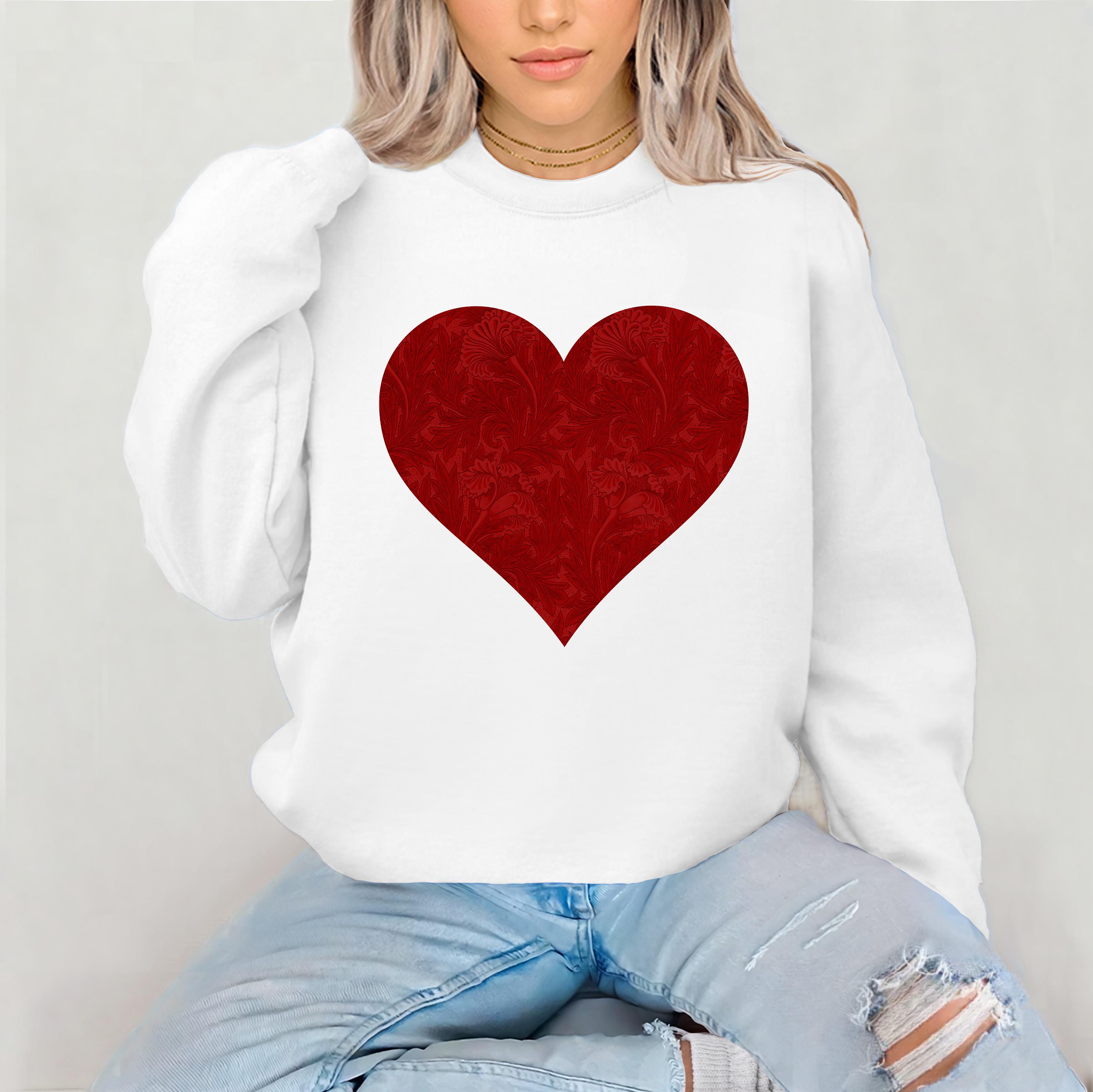 Coeur Rouge Pull A Capuche Bleu Electrique Sweat à Capuche Bleu