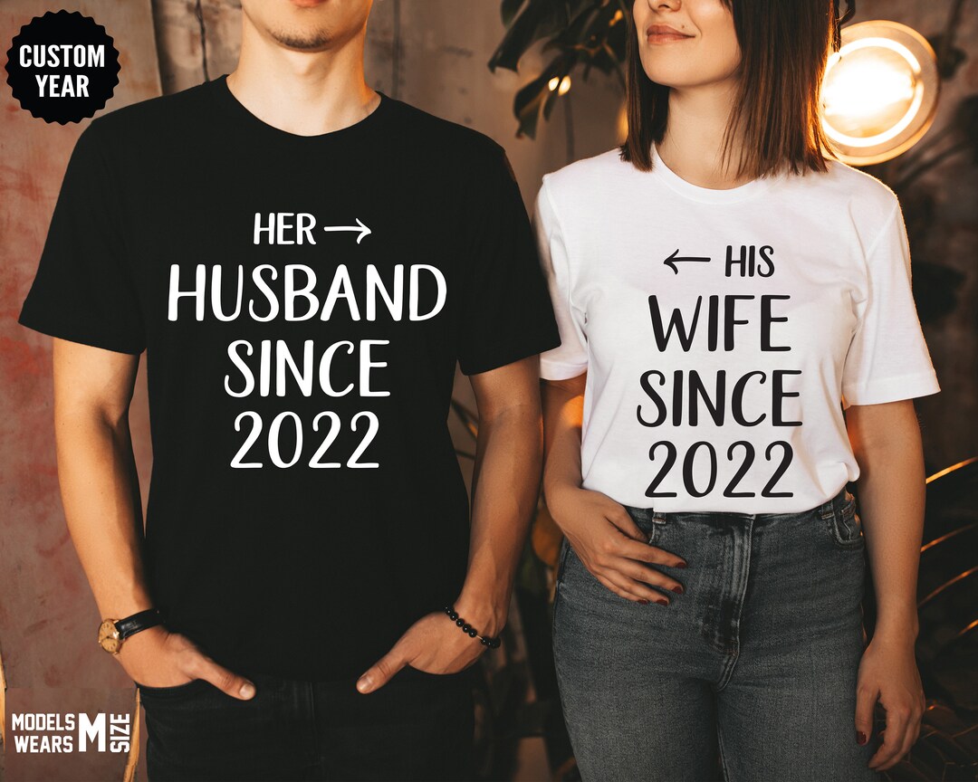 Couples Anniversary Shirts, Wedding Anniversary Gift for Him Her Couple