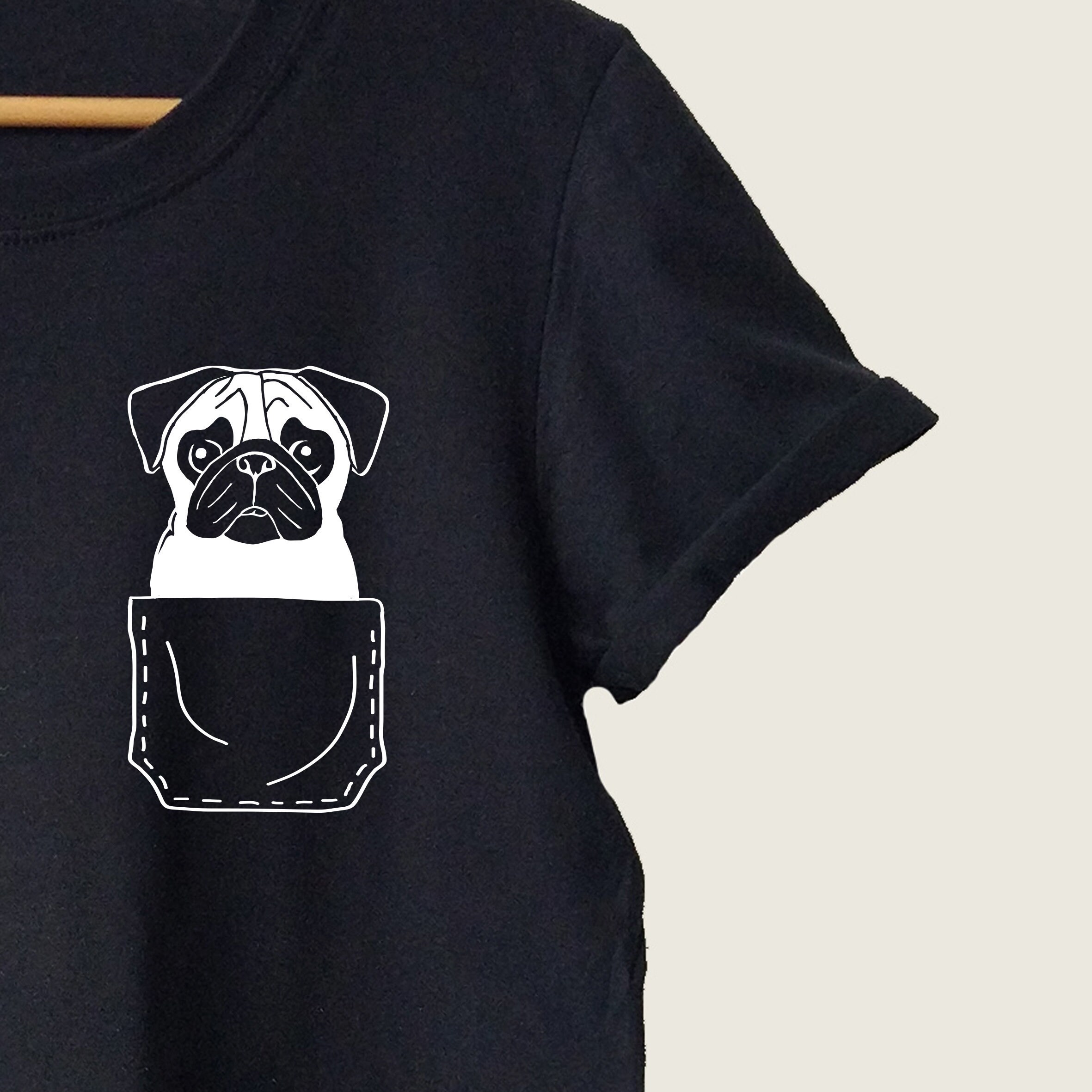 pug pocket shirt