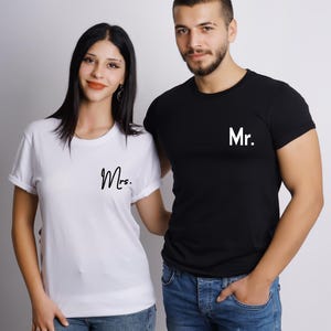 Personalized Wedding Anniversary Shirts: Custom Couple Matching Tees image 2