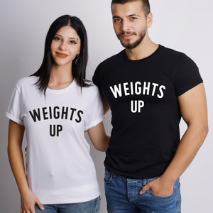 Weight Lifting Shirt, Weightlifting Gifts for Her and Him, Unisex Funny Gym Tshirt for Men and Women