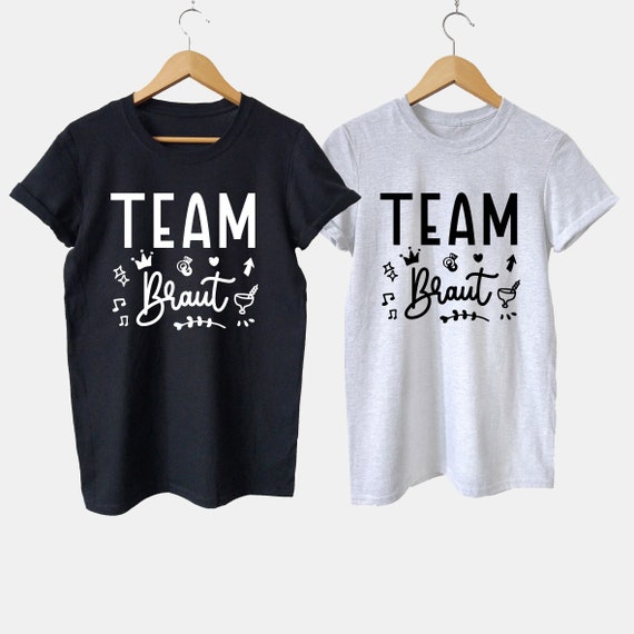 Team Braut JGA Shirt Bachelorette Party Shirts - Etsy