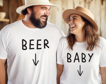 Pregnancy Announcement T-Shirt to Husband: Funny Maternity Photo Prop