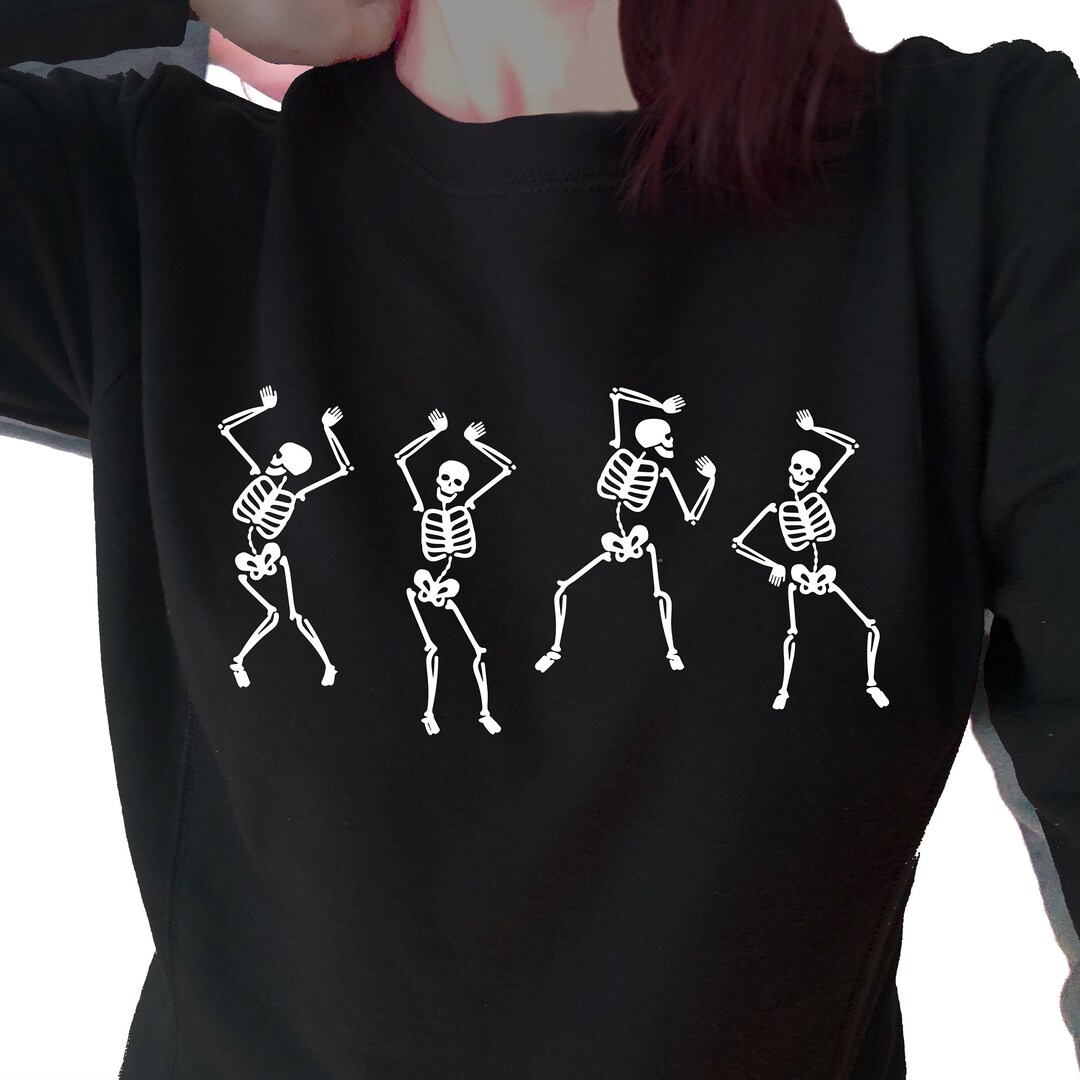 Skelaton Rave Dance Skeleton Halloween Sweatshirt: Gothic Rave Outfit - Etsy