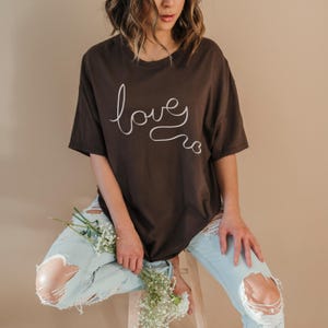Love T Shirts, Valentine Shirts, Women&#39;s T-shirts, Graphic Tees, Love Quote Tee Shirts, Positive Shirts Women