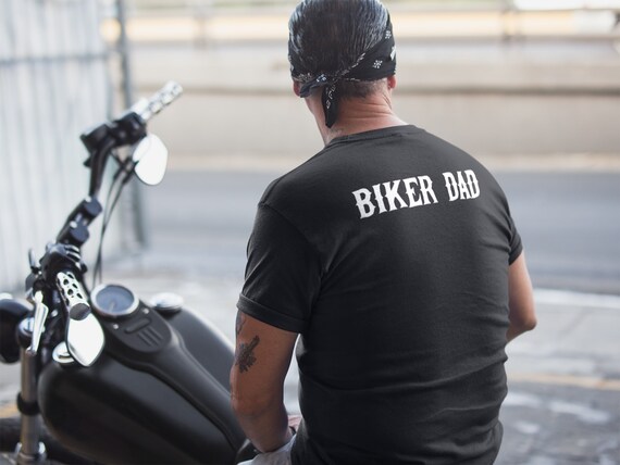 Camiseta Biker Dad Camiseta del Dia del Padre Regalo del Dia del Padre Camisetas graficas para hombres Camisetas motero Etsy Mexico