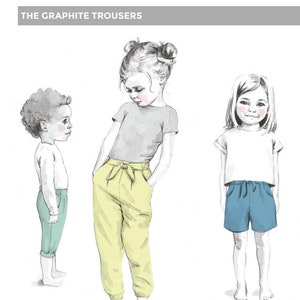 Pdf Sewing Pattern for The Graphite Trousers and Shorts