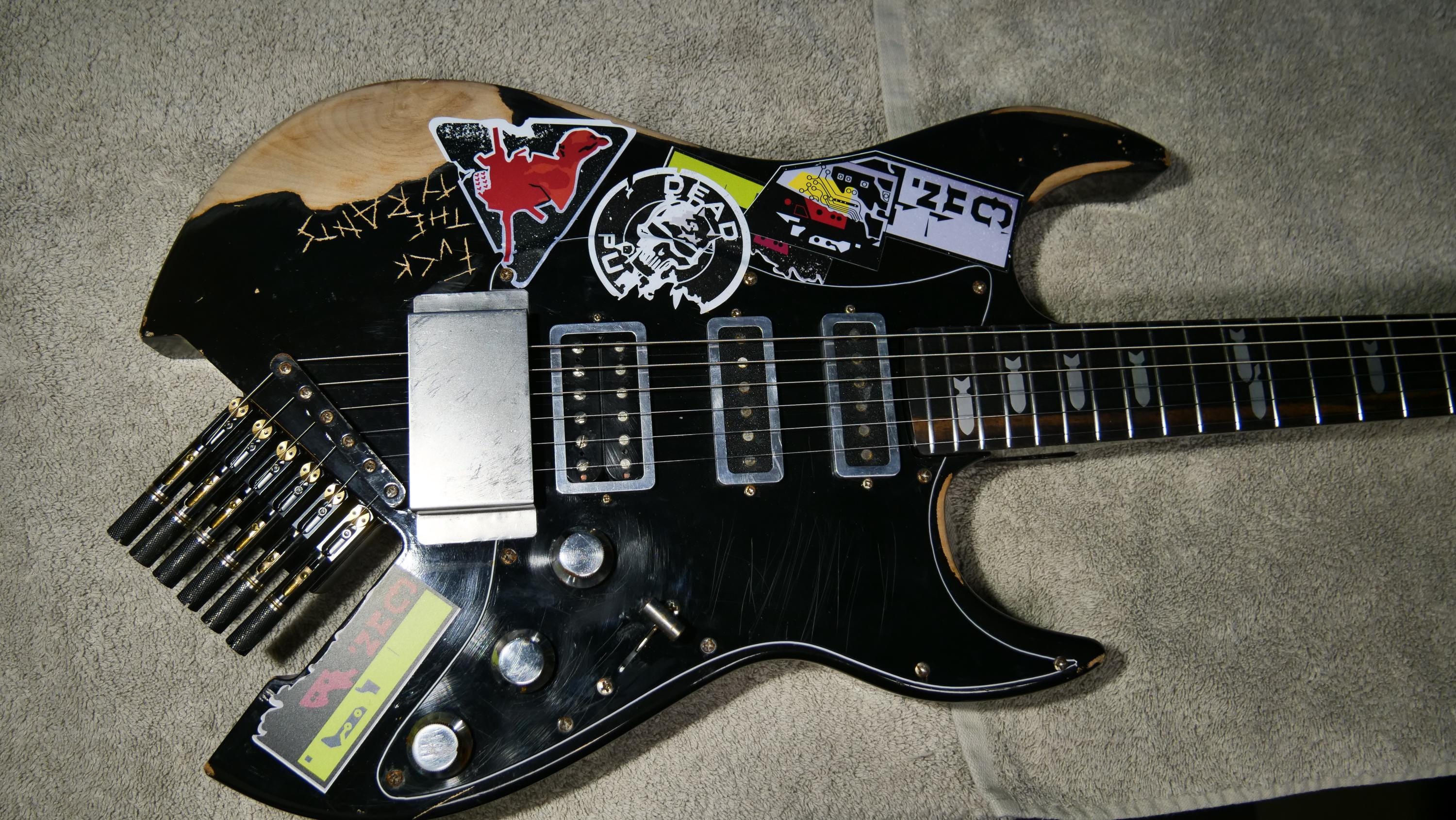 Cyberpunk 2077 Johnny Silverhand Guitar - the Anarchics - Etsy