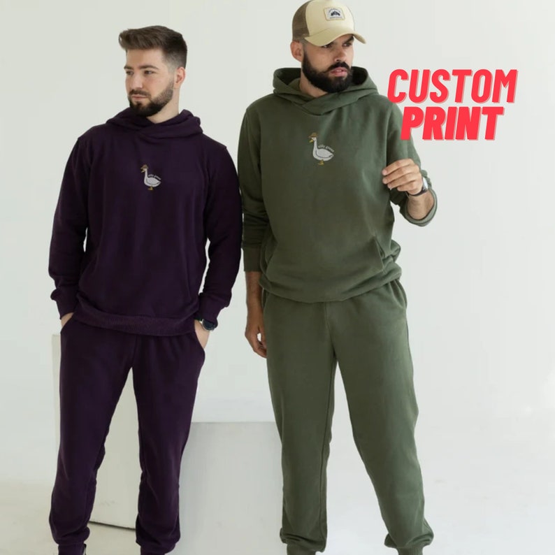 Men sportssuits, sportssuits with custom print, green mens suit, tracksuit set, sports tracksuit, street wear, personalized hoodie image 6
