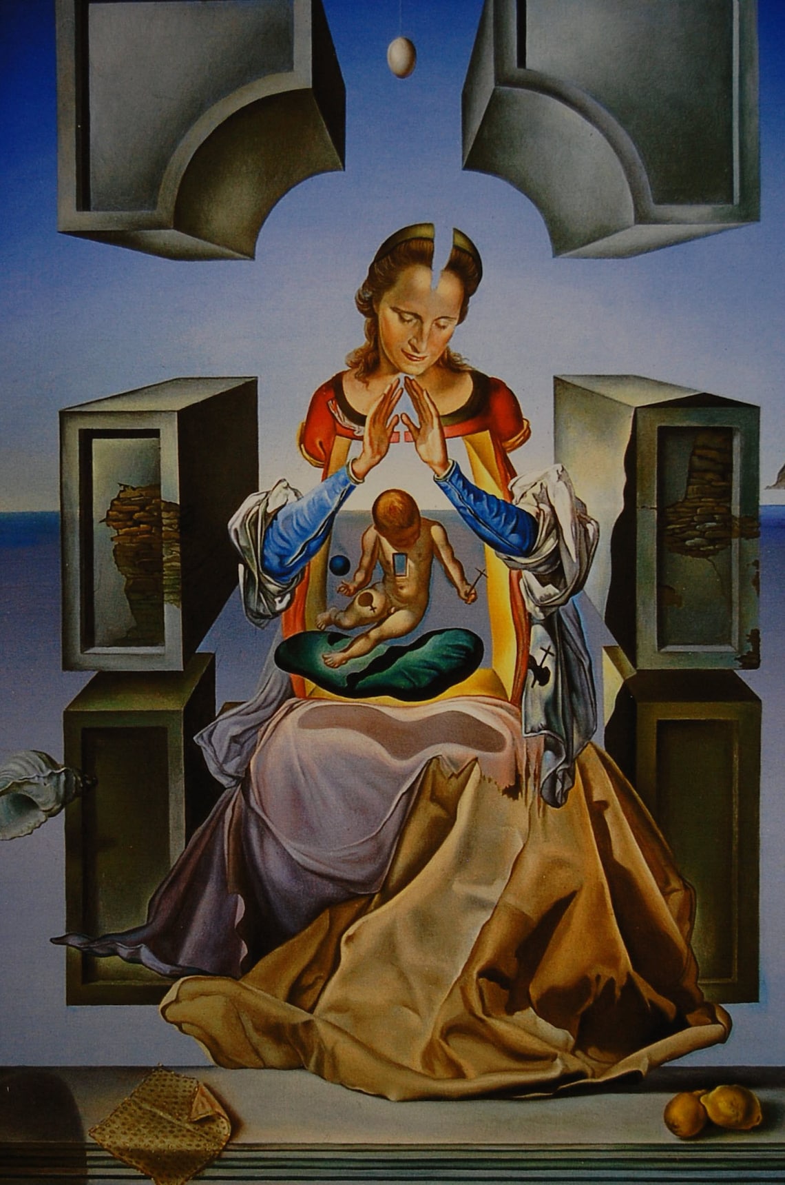 Salvador Dali Madonna of Port Liegat .Print digital Etsy