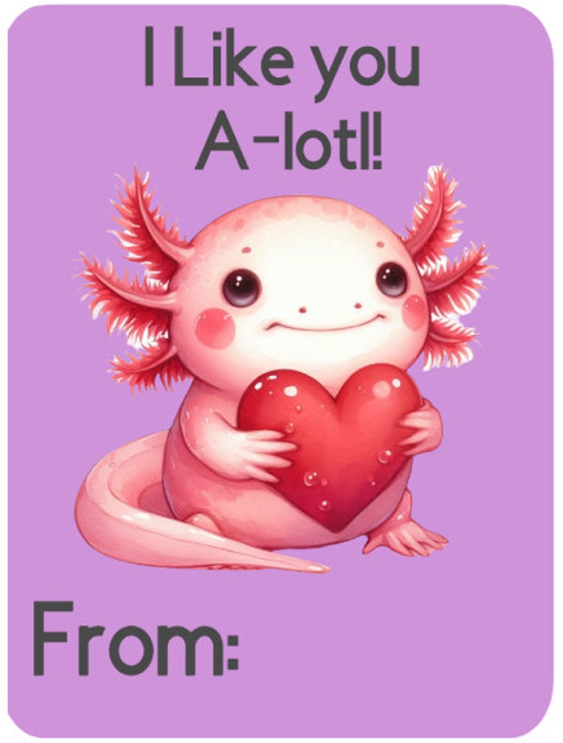 Axolotl Valentine Printable Class - Il 794xN.5683333566 61d5 