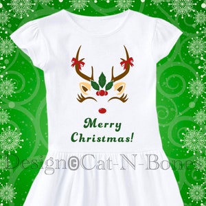 Reindeer T Shirt, Reindeer Shirt, Reindeer Shirt Girl, Christmas Shirt Toddler Girl, Christmas Shirt Baby Girl, Christmas Shirt Girl, Girls