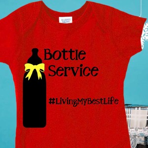Baby Gifts, Bottle Service Shirt, Baby Bodysuits, Gift for Baby, Gift for Newborn, Hip Hop Baby, Baby Shirt with Sayings, Hip Hop Baby Shirt