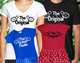 the original and the sequel shirts