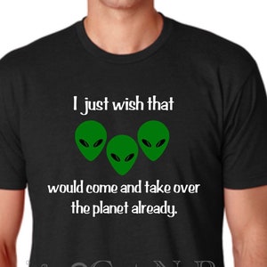 Alien shirt, alien T-shirt, alien herenshirt, grafische T-shirts heren, grappige alien shirts, grappige buitenaardse geschenken, mannen, vrouwen, jongens, meisjes, kinderen, alien