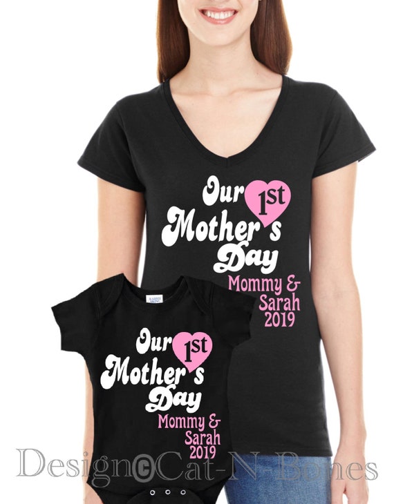 moms first mothers day shirt