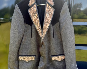 Custom Leather Sports Jacket/Tux Jacket