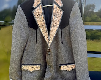 Custom Leather Sports Jacket/Tux Jacket