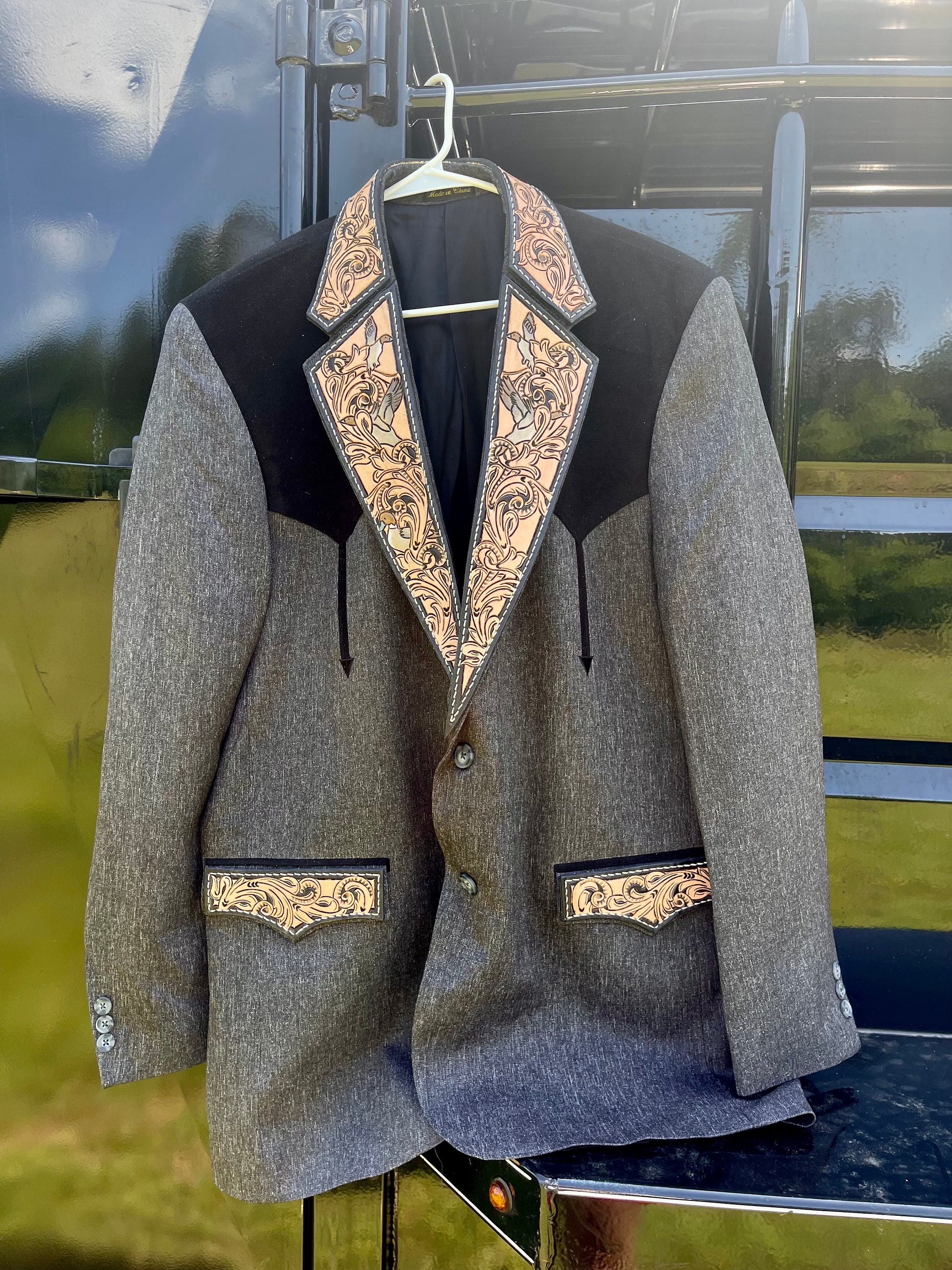 Custom Leather Sports Jacket/Tux Jacket