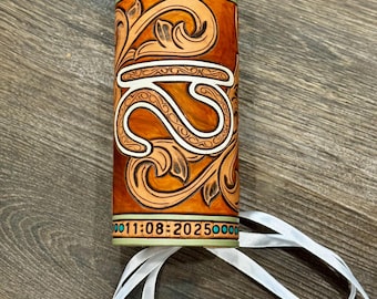 Custom Tooled Leather Boutique/Garter Wrap