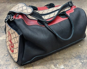 Custom Leather Duffel Bag