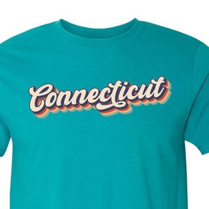 Connecticut Shirt, Connecticut Tshirt, Connecticut T-shirt, Connecticut State Shirt, Connecticut Gifts, Retro Shirt, Vintage Shirt